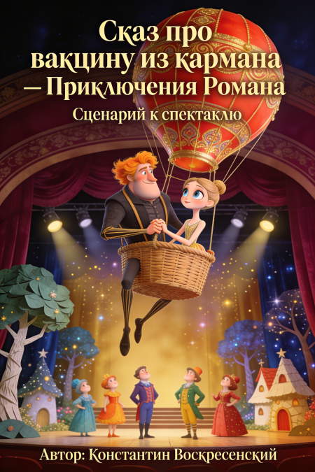 Сценарий к спектаклю. Сказ про вакцину из кармана  - обложка