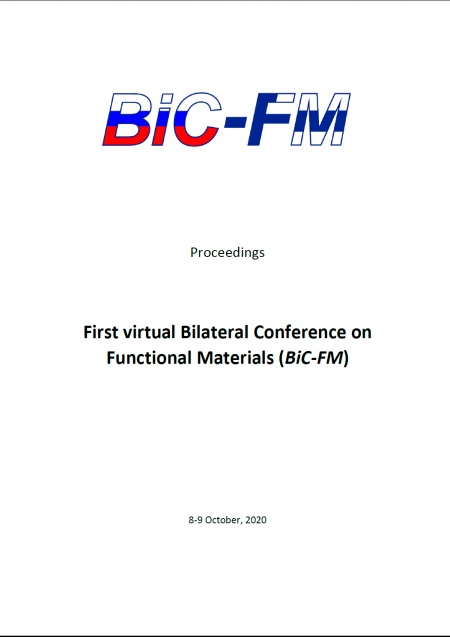 First virtual Bilateral Conference on Functional Materials (BiC-FM)  - обложка