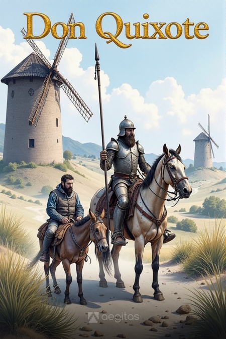 The Ingenious Gentleman Don Quixote of La Mancha (illustrated edition)  - обложка