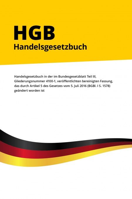 Handelsgesetzbuch (HGB)  - обложка