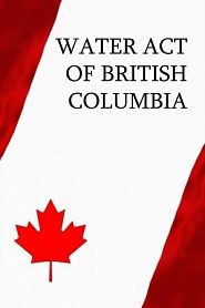 Water Act of British Columbia - обложка