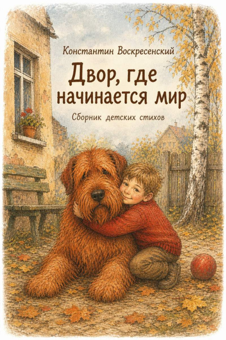 Двор, где начинается мир. Сборник детских стихов.  - обложка